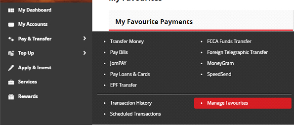 Where Can I View My Favourite JomPAY Billers